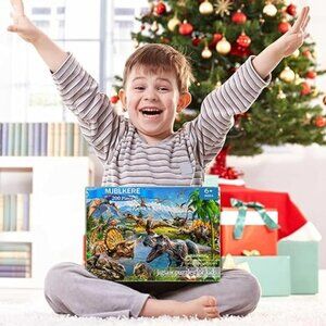 New 200 Piece Dinosaur Puzzle Educational Gift Toy for Kids Ages 6-12